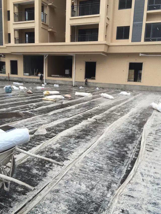 美斯特双面自粘防水卷材工地施工现场
